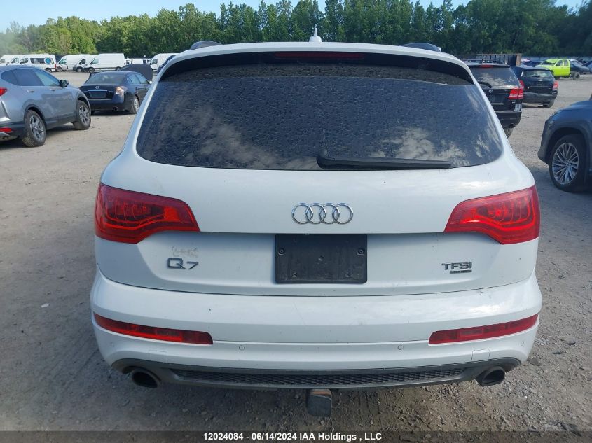 2014 Audi Q7 VIN: WA1WGCFE1ED014719 Lot: 12024084