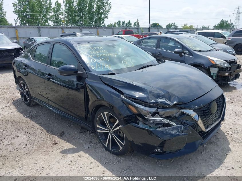 2021 Nissan Sentra VIN: 3N1AB8DV0MY225097 Lot: 12024098