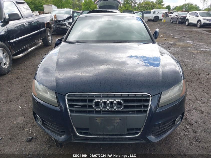 2011 Audi A5 Premium VIN: WAUSFBFR5BA027147 Lot: 12024109