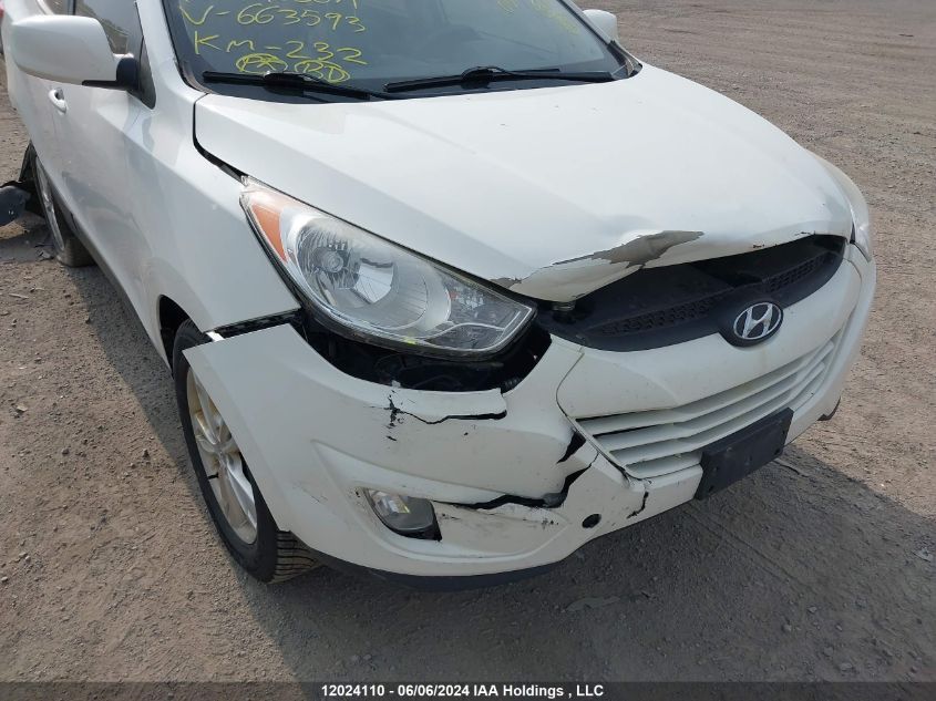 2013 Hyundai Tucson Gls/Limited VIN: KM8JU3AC5DU663593 Lot: 12024110