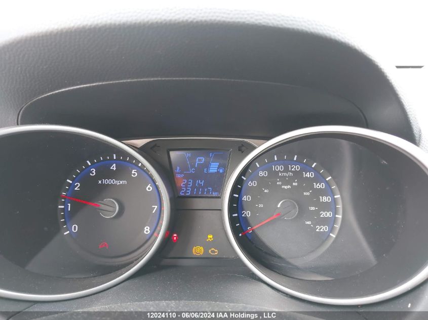 2013 Hyundai Tucson Gls/Limited VIN: KM8JU3AC5DU663593 Lot: 12024110