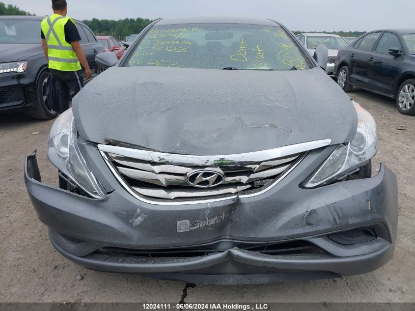 2013 Hyundai Sonata Gls VIN: 5NPEB4AC3DH581065 Lot: 12024111