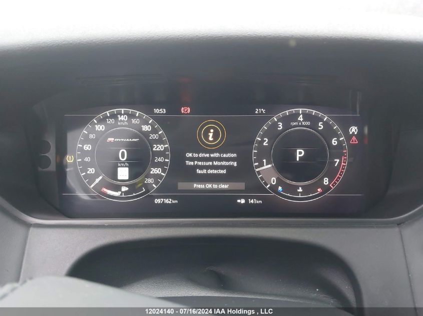 2019 Land Rover Range Rover Velar VIN: SALYM2EV5KA225818 Lot: 12024140