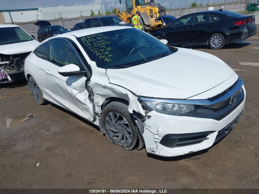 2018 Honda Civic VIN: 2HGFC4A50JH400870 Lot: 12024151