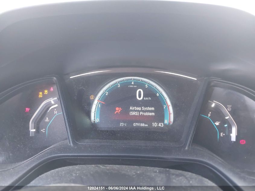 2018 Honda Civic VIN: 2HGFC4A50JH400870 Lot: 12024151