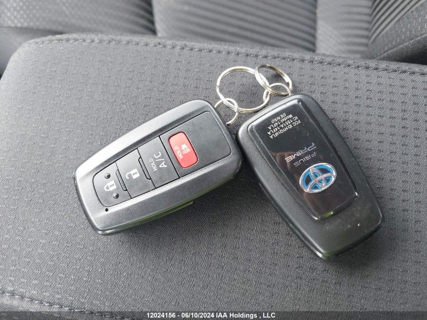 2021 Toyota Prius Prime Le/Xle/Limited VIN: JTDKAMFP1M3195838 Lot: 12024156