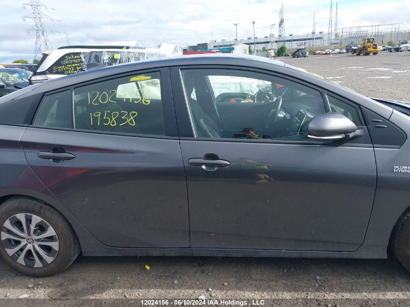 2021 Toyota Prius Prime Le/Xle/Limited VIN: JTDKAMFP1M3195838 Lot: 12024156
