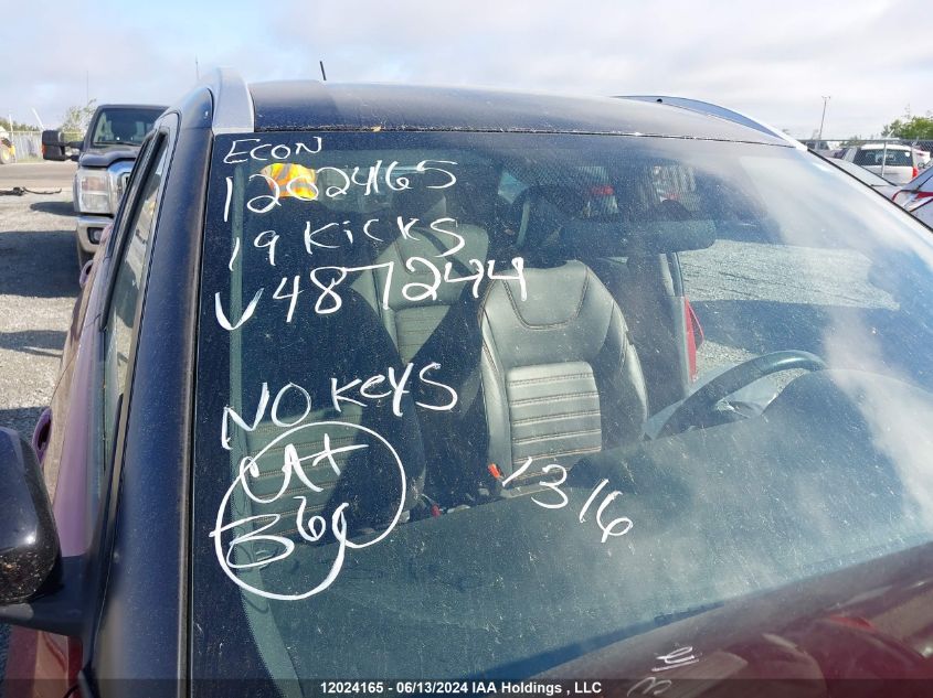 2019 Nissan Kicks VIN: 3N1CP5CU9KL487244 Lot: 12024165