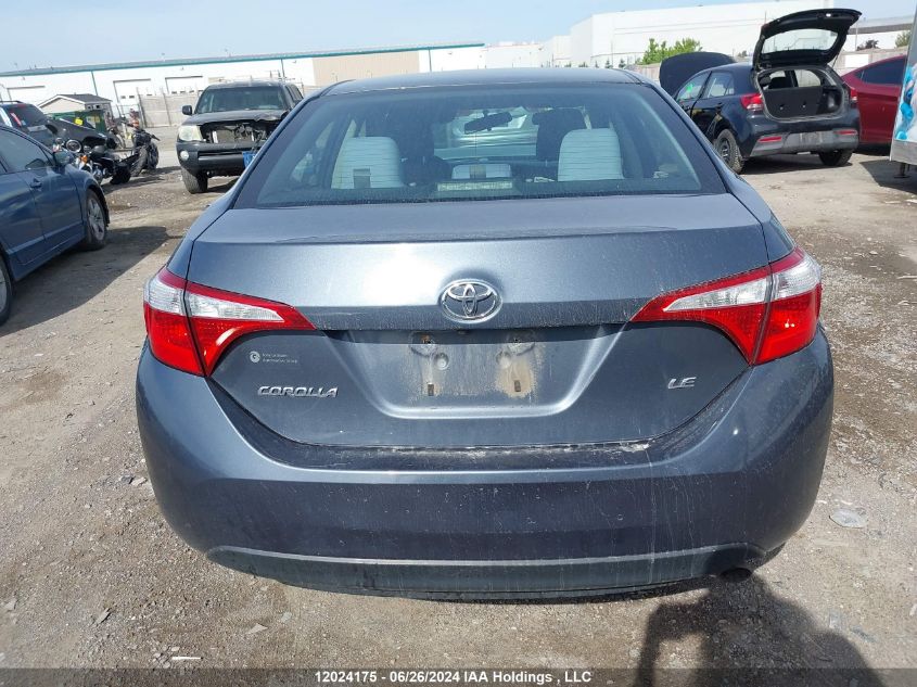 2014 Toyota Corolla Ce/Le/S VIN: 2T1BURHE9EC165009 Lot: 12024175