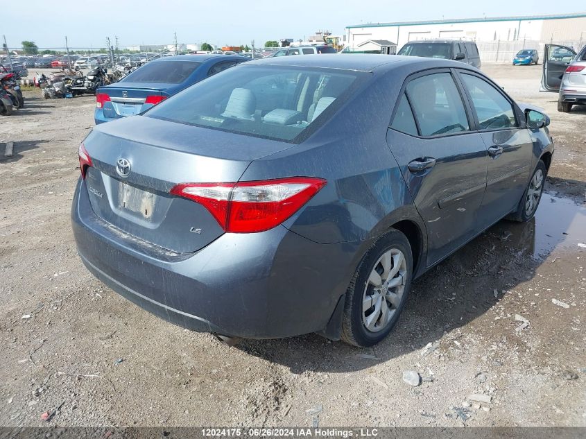 2014 Toyota Corolla Ce/Le/S VIN: 2T1BURHE9EC165009 Lot: 12024175