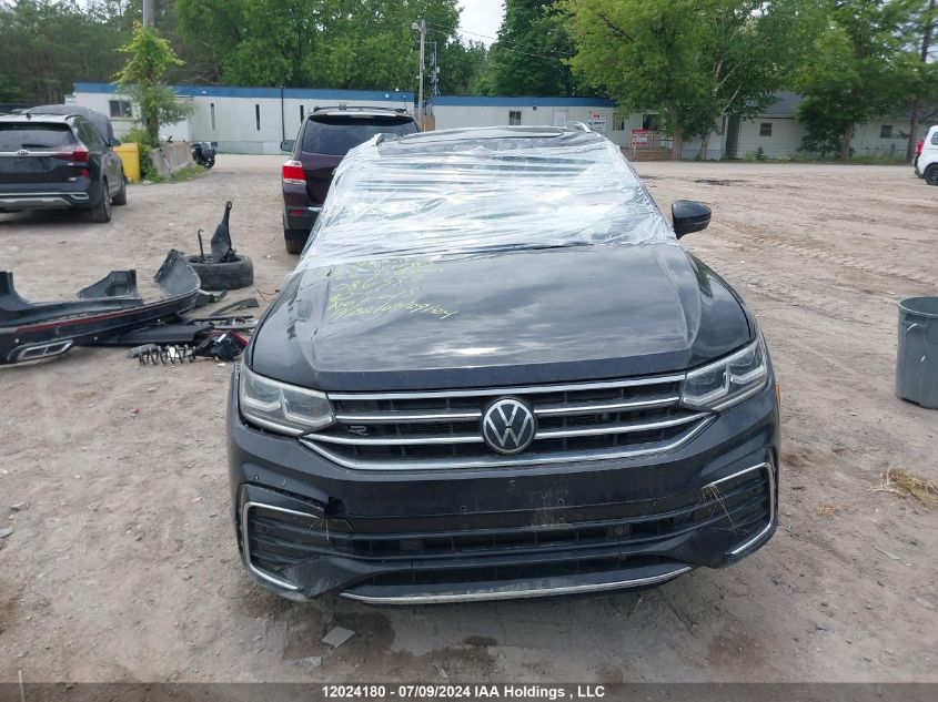 2022 Volkswagen Tiguan VIN: 3VV4B7AX5NM086332 Lot: 12024180