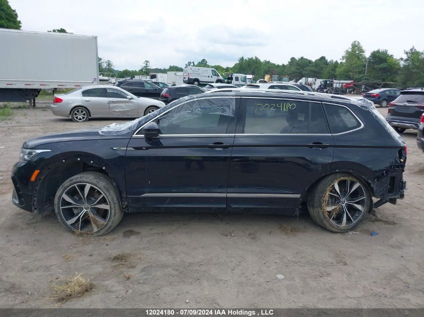 2022 Volkswagen Tiguan VIN: 3VV4B7AX5NM086332 Lot: 12024180