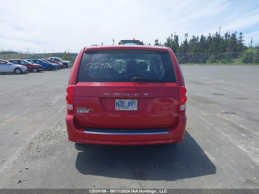 2013 Dodge Grand Caravan Se VIN: 2C4RDGBG4DR730259 Lot: 12024186