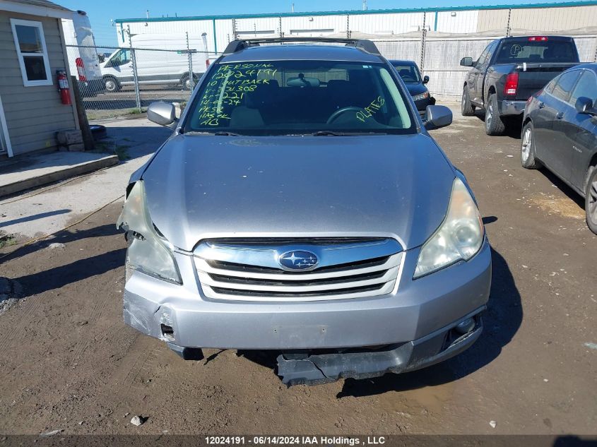 2010 Subaru Outback 2.5I Premium VIN: 4S4BRHBC4A3331308 Lot: 12024191