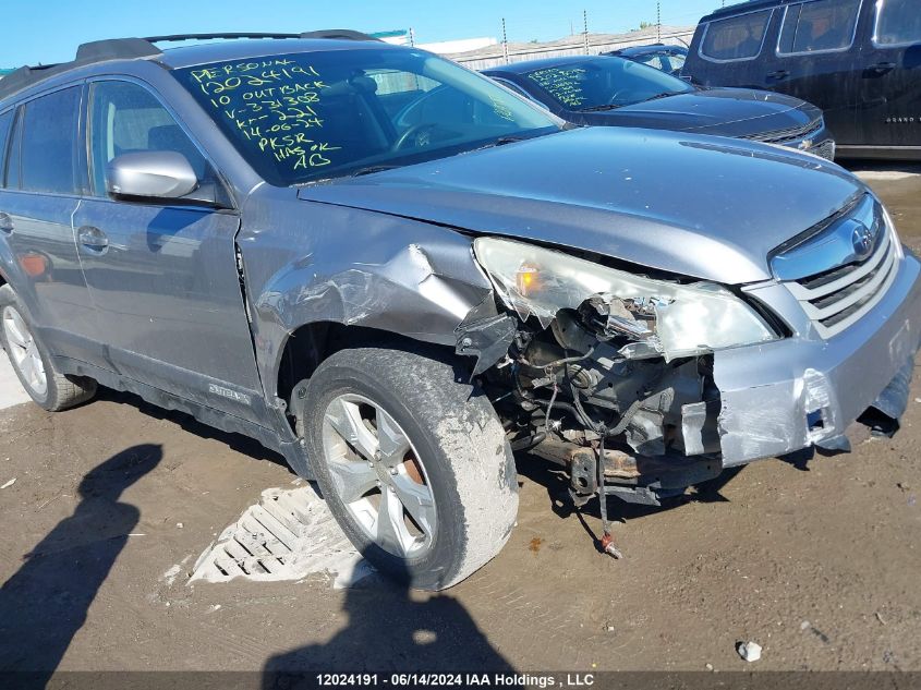 2010 Subaru Outback 2.5I Premium VIN: 4S4BRHBC4A3331308 Lot: 12024191