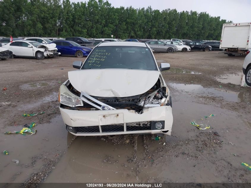 2010 Ford Focus VIN: 1FAHP3FN4AW250185 Lot: 12024193