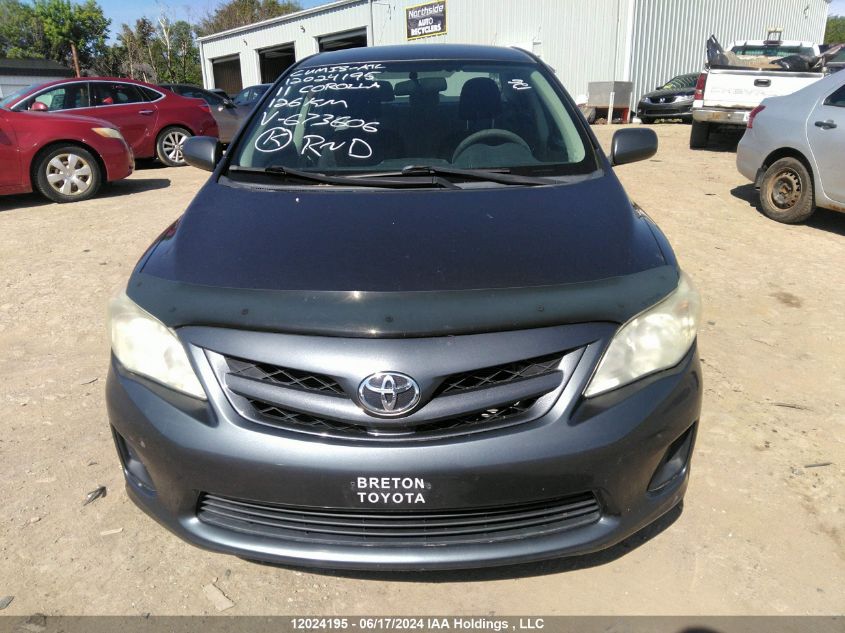 2011 Toyota Corolla S/Le VIN: 2T1BU4EEXBC673606 Lot: 12024195