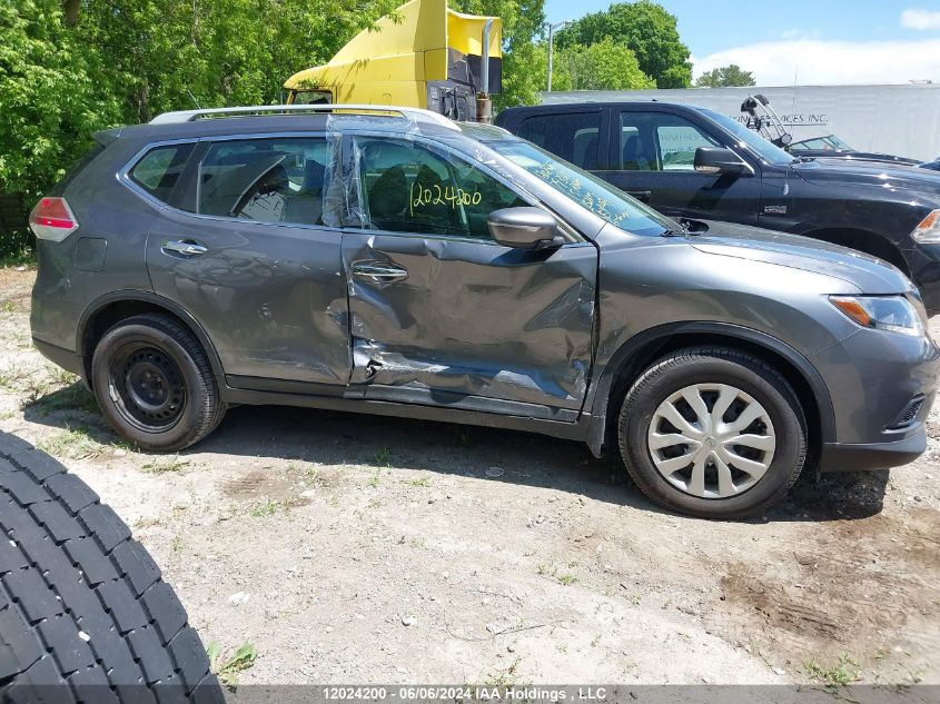 2015 Nissan Rogue S/Sl/Sv VIN: 5N1AT2MT5FC793875 Lot: 12024200