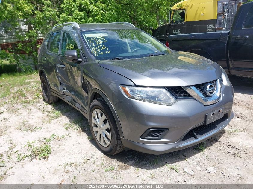 2015 Nissan Rogue S/Sl/Sv VIN: 5N1AT2MT5FC793875 Lot: 12024200