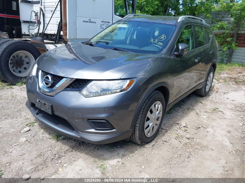 2015 Nissan Rogue S/Sl/Sv VIN: 5N1AT2MT5FC793875 Lot: 12024200