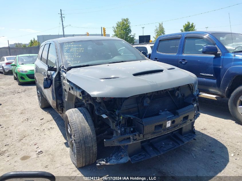 2021 Dodge Durango Gt VIN: 1C4RDJDG9MC804553 Lot: 12024212