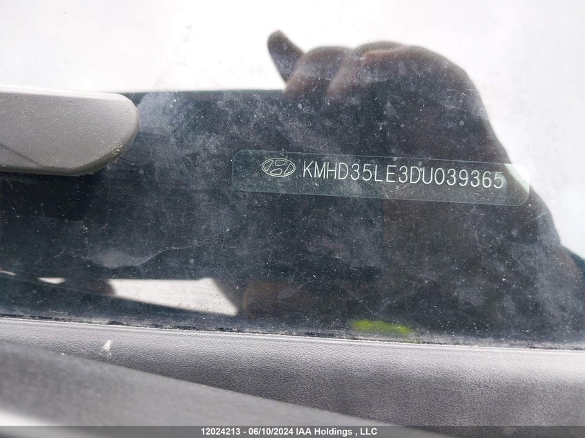 2013 Hyundai Elantra VIN: KMHD35LE3DU039365 Lot: 12024213