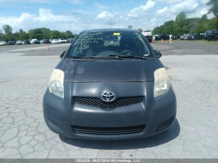 2009 Toyota Yaris VIN: JTDKT903995239240 Lot: 12024228