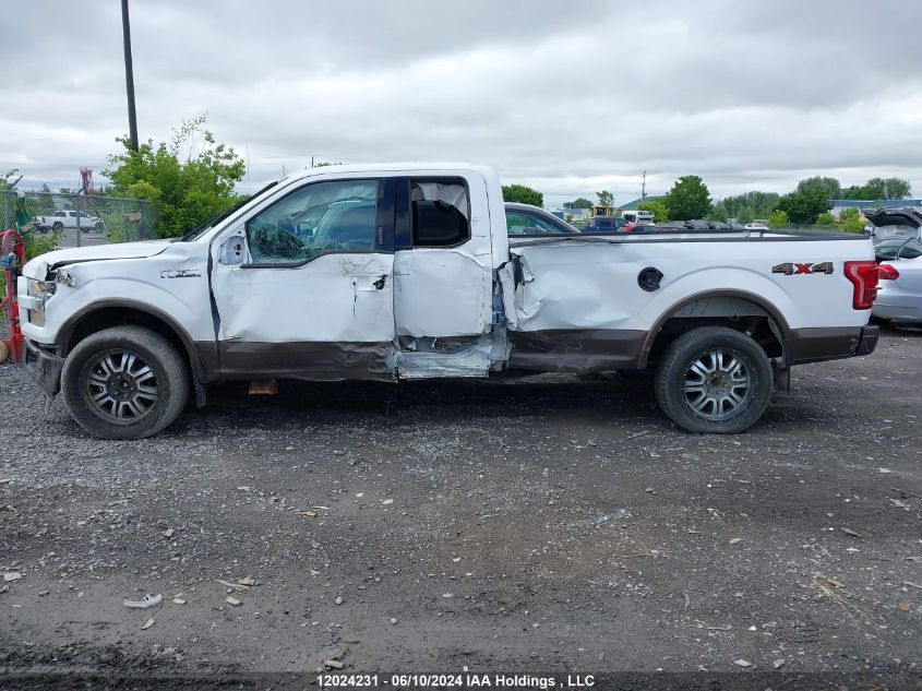 2017 Ford F150 Super Cab VIN: 1FTFX1EGXHKD99856 Lot: 12024231