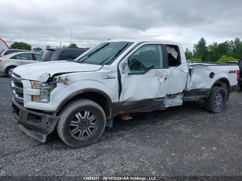 2017 Ford F150 Super Cab VIN: 1FTFX1EGXHKD99856 Lot: 12024231