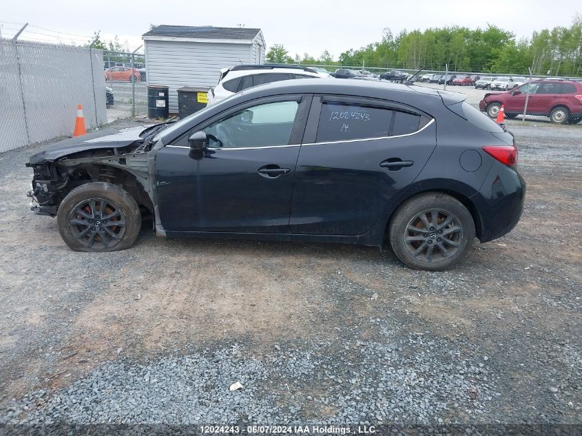 2014 Mazda Mazda3 VIN: JM1BM1L7XE1167995 Lot: 12024243