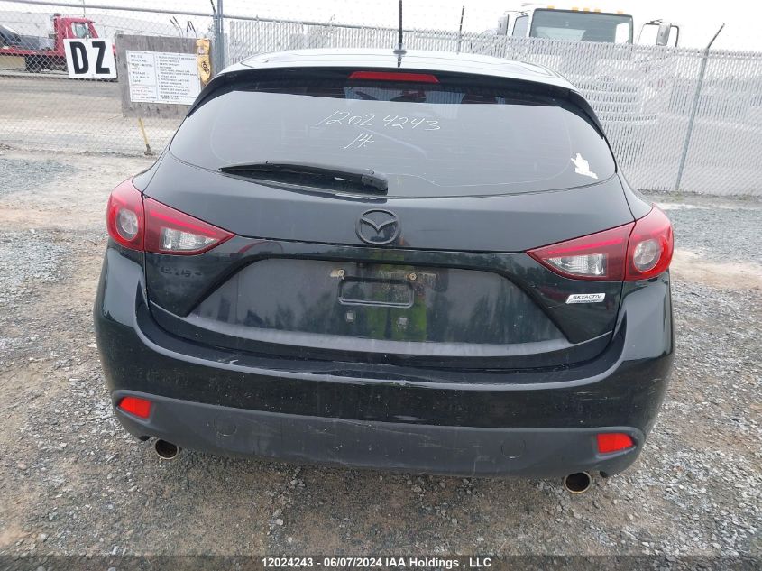 2014 Mazda Mazda3 VIN: JM1BM1L7XE1167995 Lot: 12024243