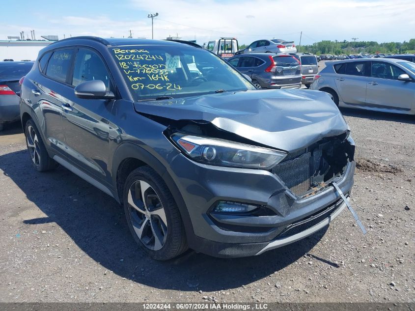 2018 Hyundai Tucson Se 1.6T VIN: KM8J3CA29JU776033 Lot: 12024244