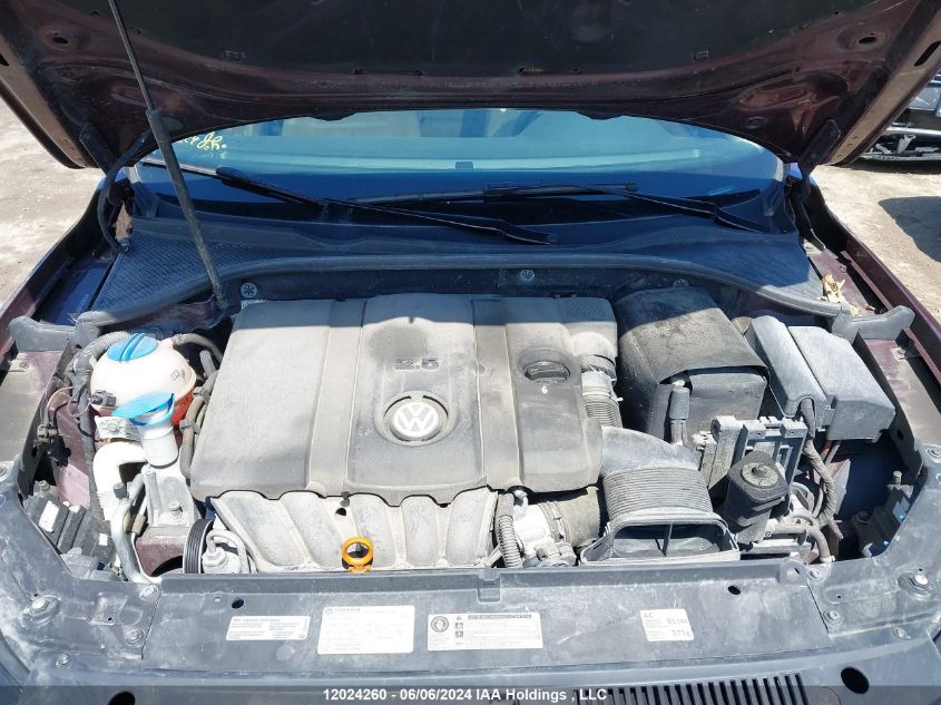 2013 Volkswagen Passat VIN: 1VWCH7A38DC102302 Lot: 12024260