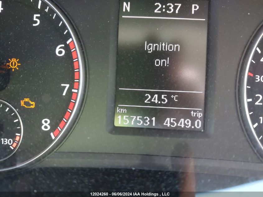 2013 Volkswagen Passat VIN: 1VWCH7A38DC102302 Lot: 12024260