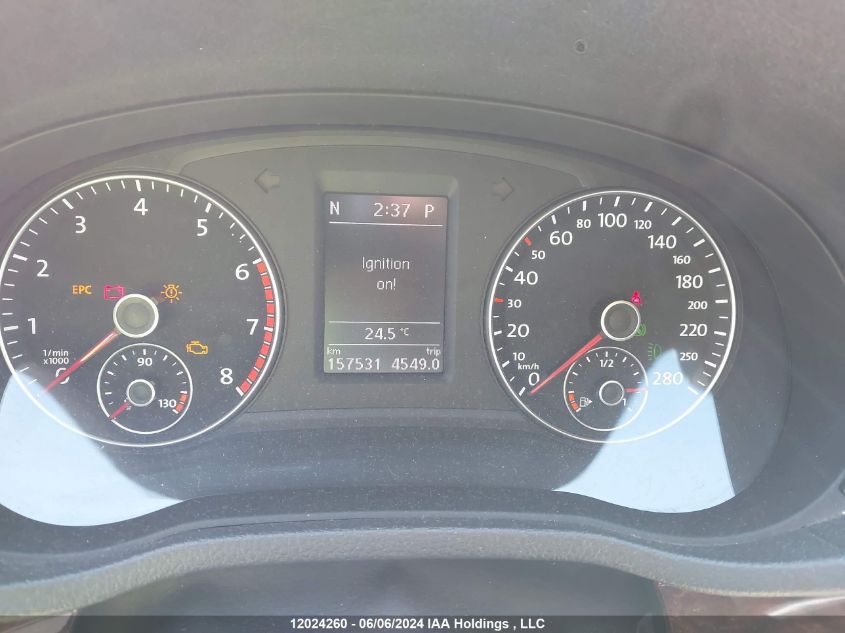 2013 Volkswagen Passat VIN: 1VWCH7A38DC102302 Lot: 12024260