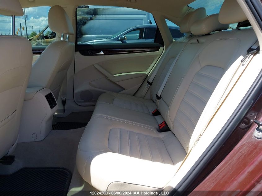 2013 Volkswagen Passat VIN: 1VWCH7A38DC102302 Lot: 12024260