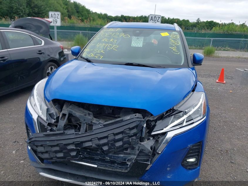 2022 Nissan Kicks VIN: 3N1CP5CV6NL499512 Lot: 12024270