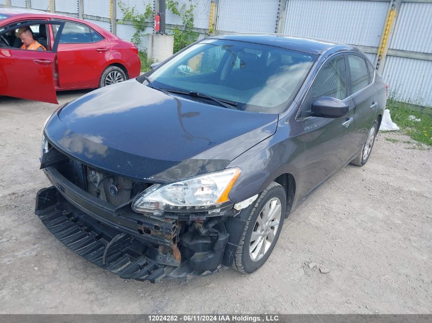 2015 Nissan Sentra VIN: 3N1AB7AP6FL670413 Lot: 12024282