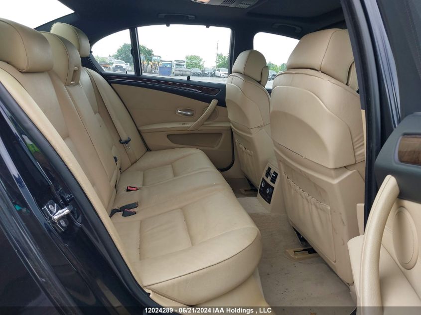 2008 BMW 5 Series VIN: WBANW53508CT34237 Lot: 12024289