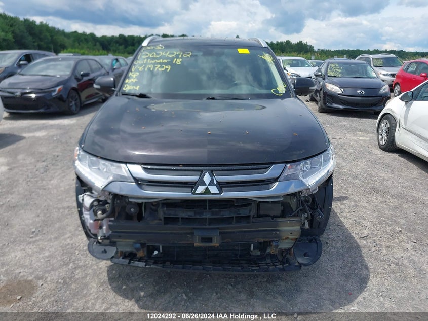 2018 Mitsubishi Outlander Se/Gt VIN: JA4J24A51JZ619729 Lot: 12024292