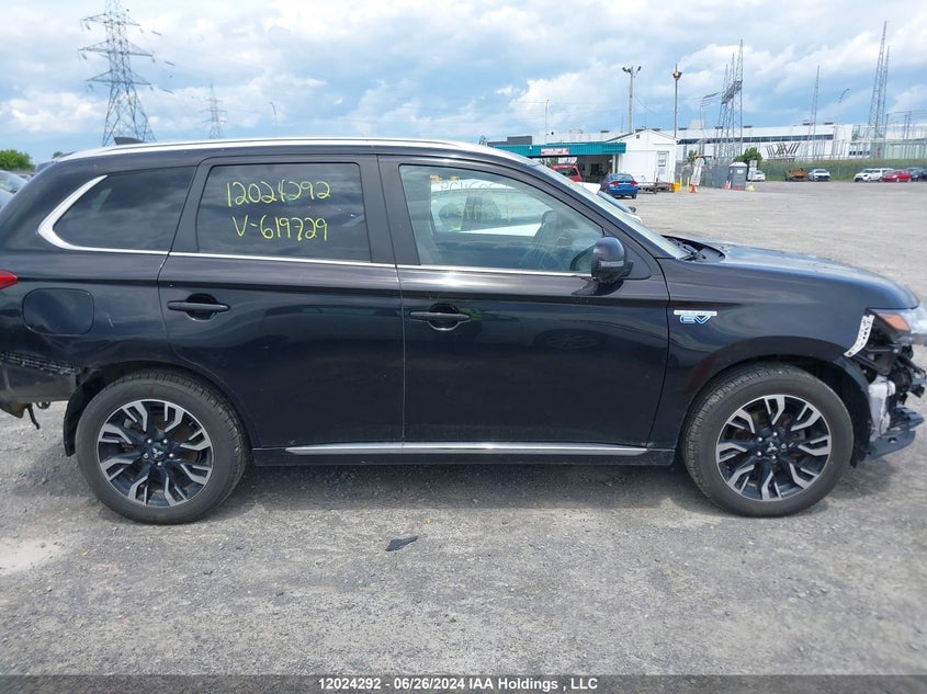 2018 Mitsubishi Outlander Se/Gt VIN: JA4J24A51JZ619729 Lot: 12024292