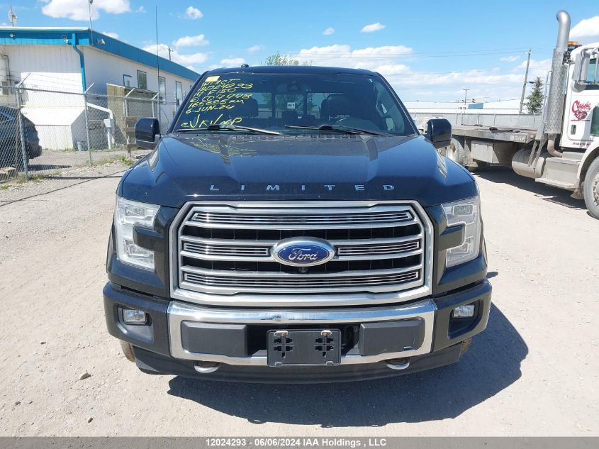 2017 Ford F-150 Limited VIN: 1FTEW1EG1HFC07778 Lot: 12024293