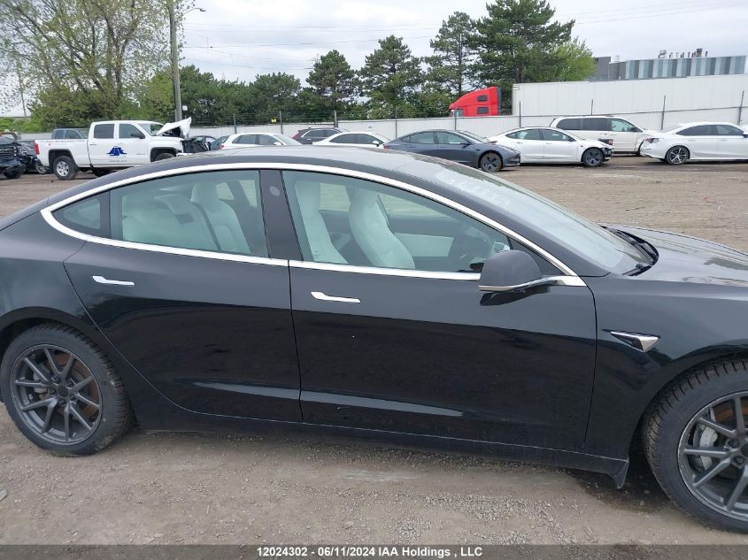 2019 Tesla Model 3 VIN: 5YJ3E1EB3KF407135 Lot: 12024302