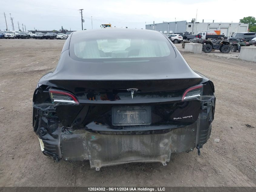 2019 Tesla Model 3 VIN: 5YJ3E1EB3KF407135 Lot: 12024302