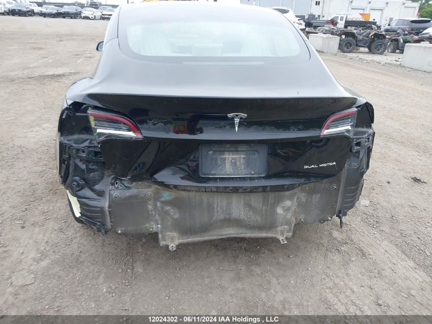 2019 Tesla Model 3 VIN: 5YJ3E1EB3KF407135 Lot: 12024302