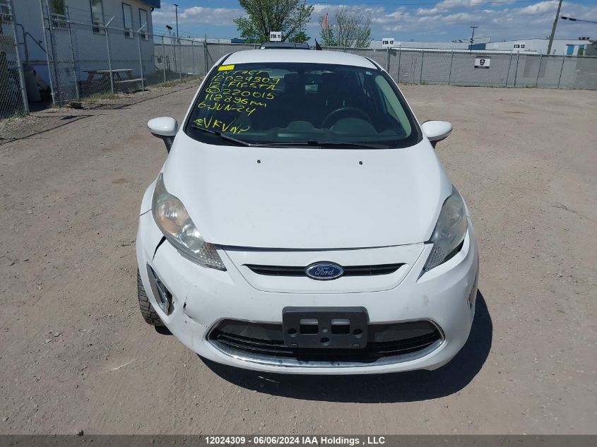 2012 Ford Fiesta Ses VIN: 3FADP4FJXCM220015 Lot: 12024309