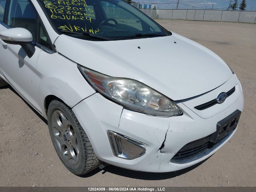 2012 Ford Fiesta Ses VIN: 3FADP4FJXCM220015 Lot: 12024309