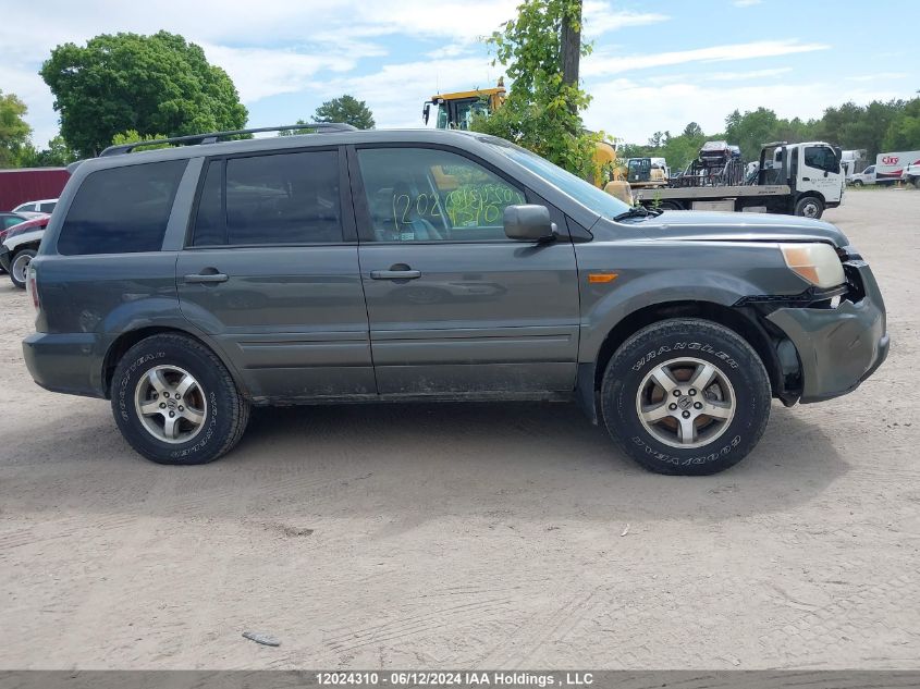 2007 Honda Pilot VIN: 2HKYF185X7H003377 Lot: 12024310