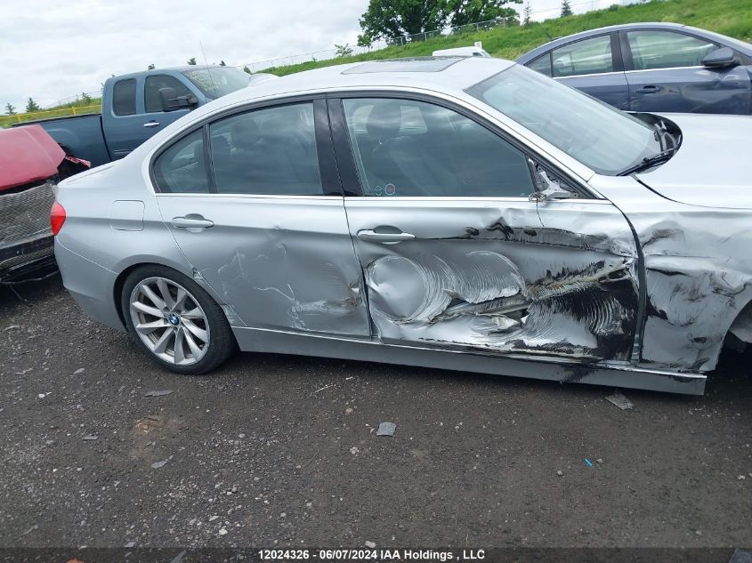 2014 BMW 320 I xDrive VIN: WBA3C3G56ENS70395 Lot: 12024326