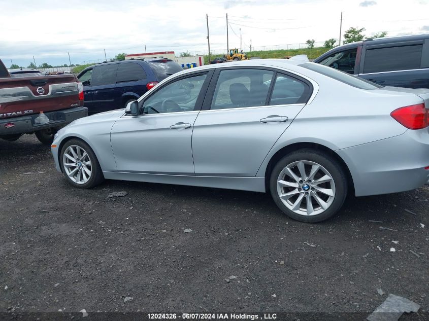 2014 BMW 320 I xDrive VIN: WBA3C3G56ENS70395 Lot: 12024326